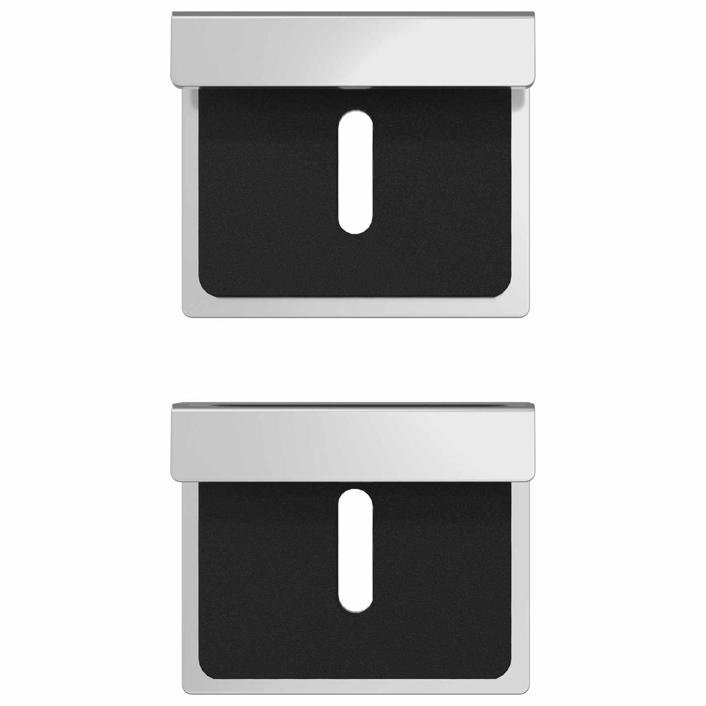 vidaXL Βραχίονας Στήριξης Καθρέφτη 340 pcs Νίκελ 35 x 30 x 8,3 mm