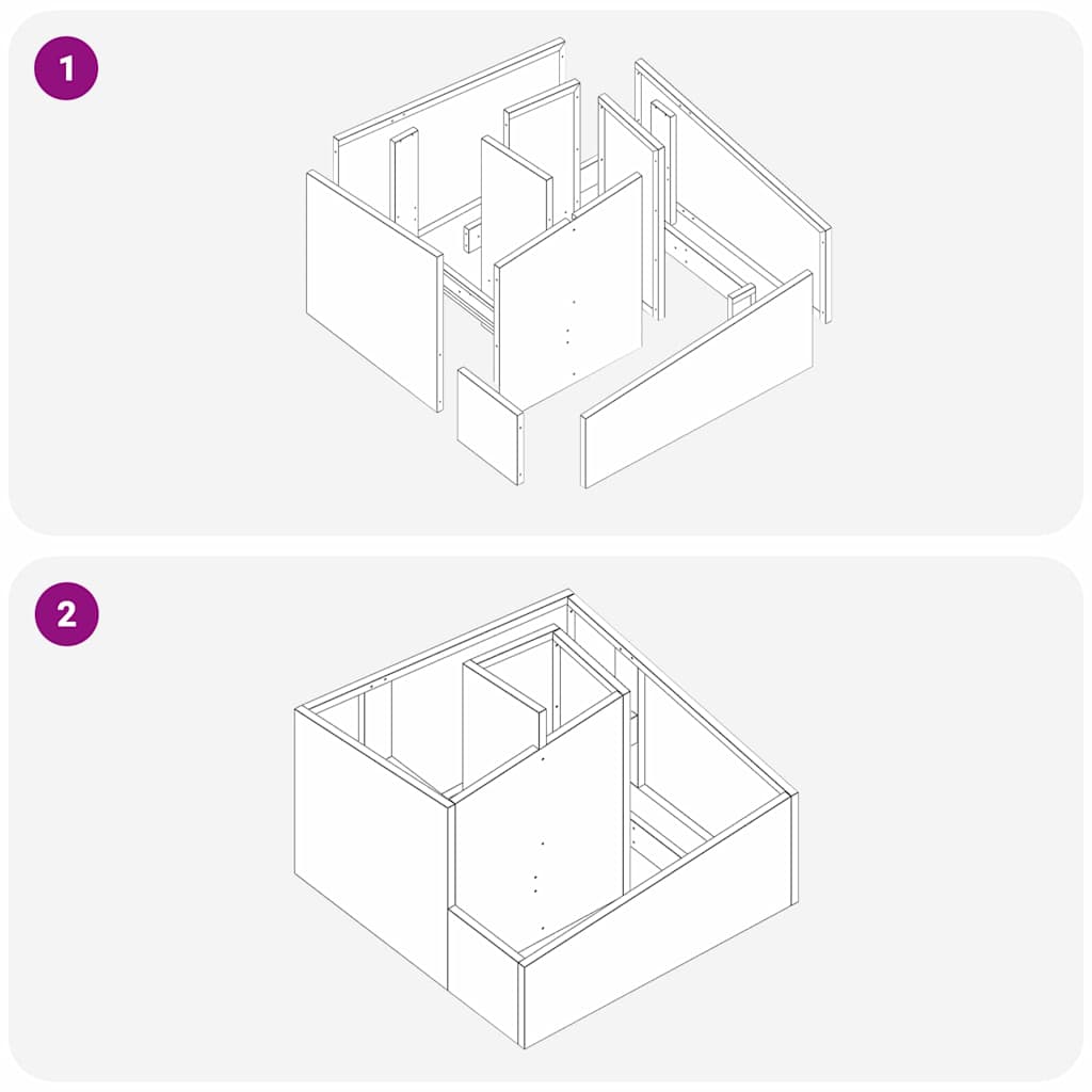 vidaXL Γλάστρα Κήπου Ανθρακί 60 x 60 x 50 εκ Ψυχρής έλασης χάλυβας