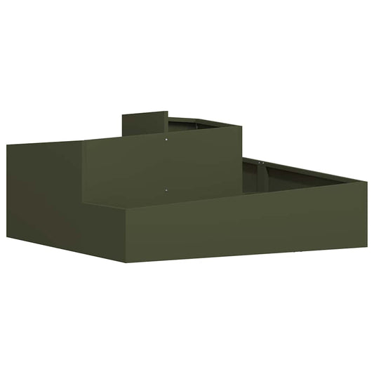vidaXL Γλάστρα Κήπου Ελιά Πράσινη 100 x 100 x 50 cm