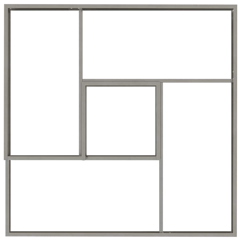 vidaXL Γλάστρα Κήπου Ασημί 100 x 100 x 50 cm Ανοξείδωτο ατσάλι