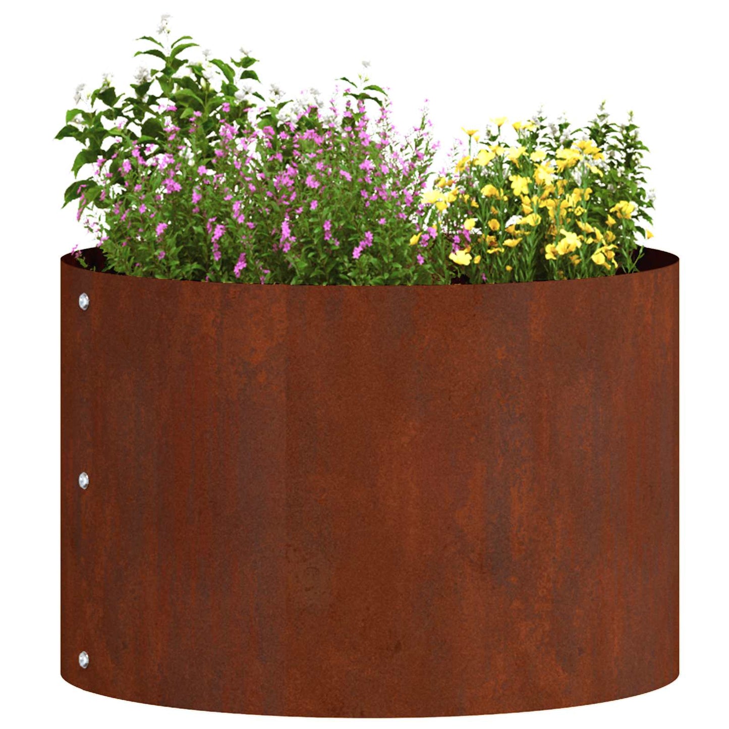 vidaXL Γλάστρα Κήπου Καφέ 30 x 30 x 20 cm Ατσάλι Σκληρυθέν στον Αέρα