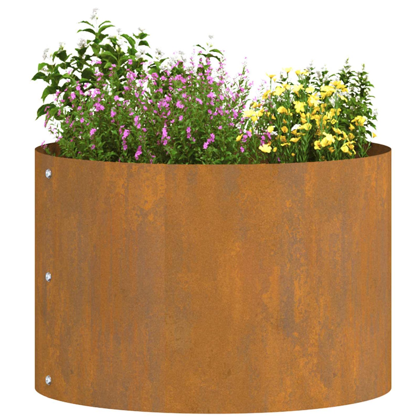 vidaXL Ζαρντινιέρες κήπου 5 pcs Καφέ 30 x 30 x 20 cm Ατσάλι corten