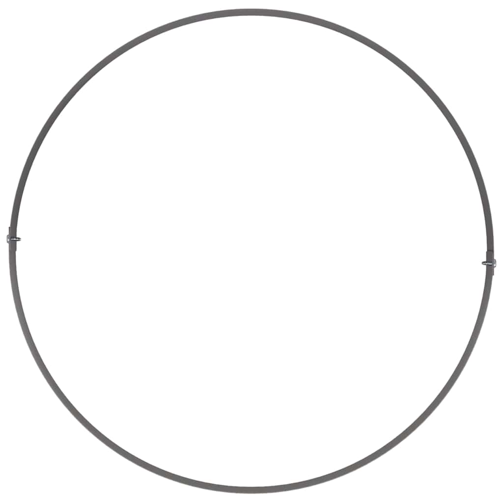 vidaXL Γλάστρα Κήπου Μαύρο 40 x 40 x 20 cm Ψυχρής έλασης χάλυβας