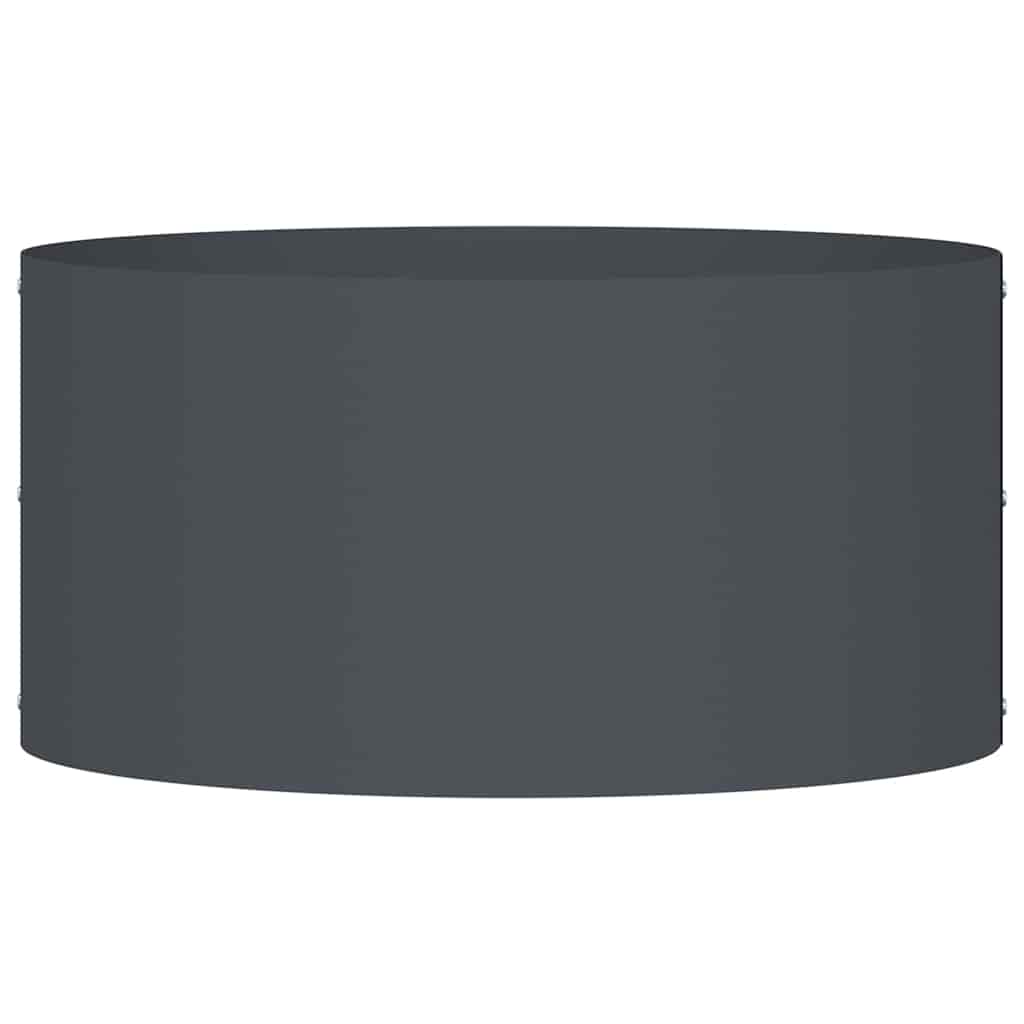 vidaXL Γλάστρα Κήπου Ανθρακί 40 x 40 x 20 cm Ψυχρής έλασης χάλυβας