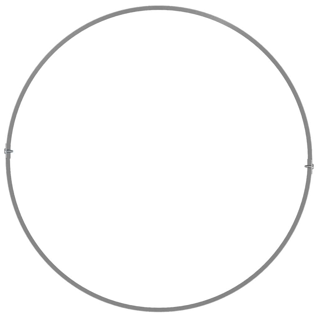 vidaXL Γλάστρα Κήπου Ασημί 40 x 40 x 20 cm Επικαλυμμένος Χάλυβας