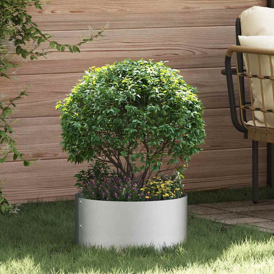 vidaXL Δακτύλιος γλάστρας 5 τμχ. Ασημί 40 x 40 x 20 cm