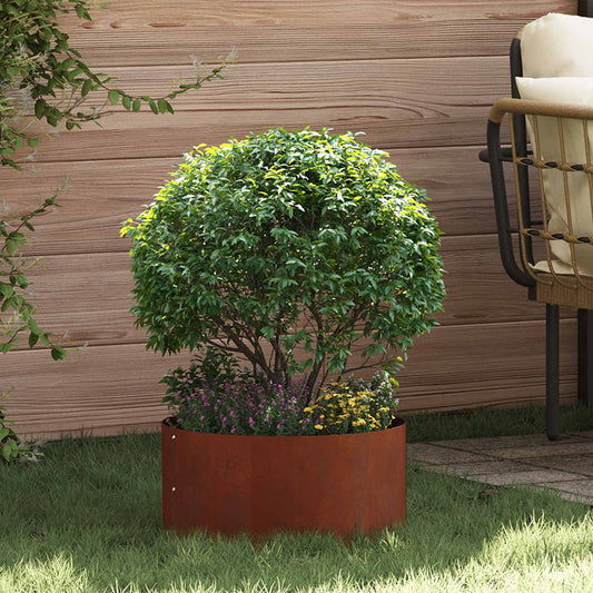 vidaXL Δακτύλιος γλάστρας 5 pcs Καφέ 40 x 40 x 20 cm