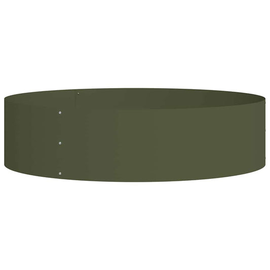 vidaXL Δακτύλιος γλάστρας Ελιά Πράσινη 80 x 80 x 20 cm