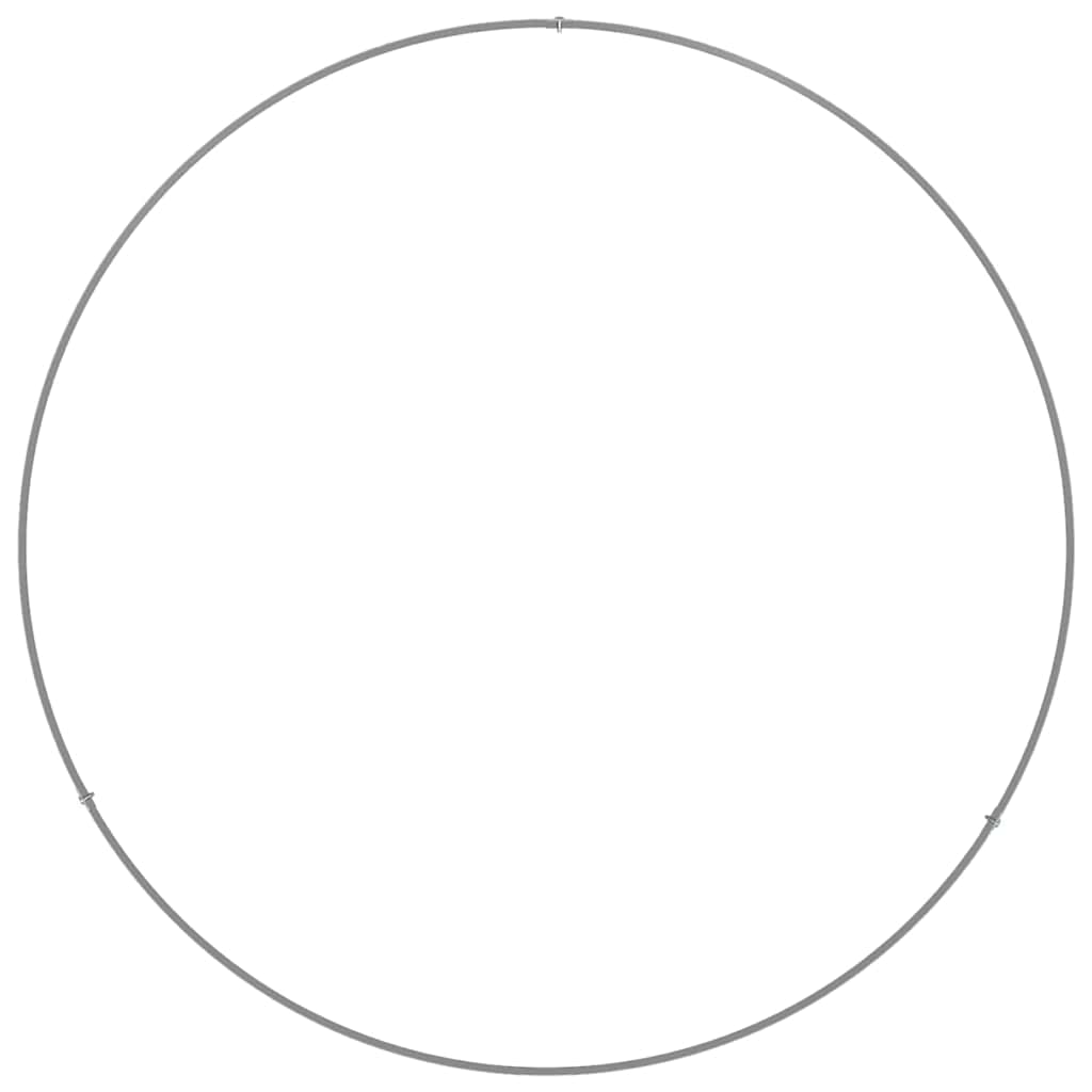 vidaXL Ζαρντινιέρες κήπου 5 pcs Ασημί 80 x 80 x 20 cm