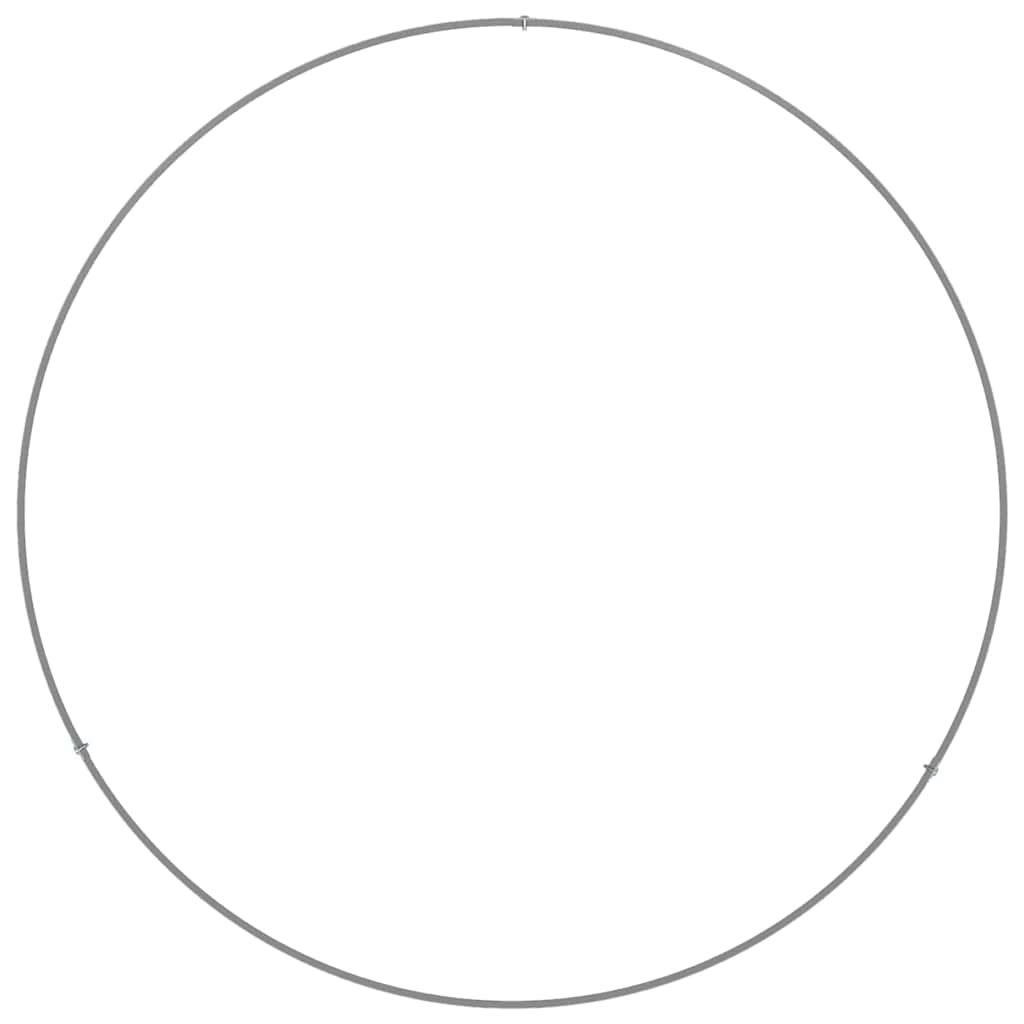 vidaXL Γλάστρα Κήπου Ασημί 80 x 80 x 20 cm Γαλβανισμένος χάλυβας
