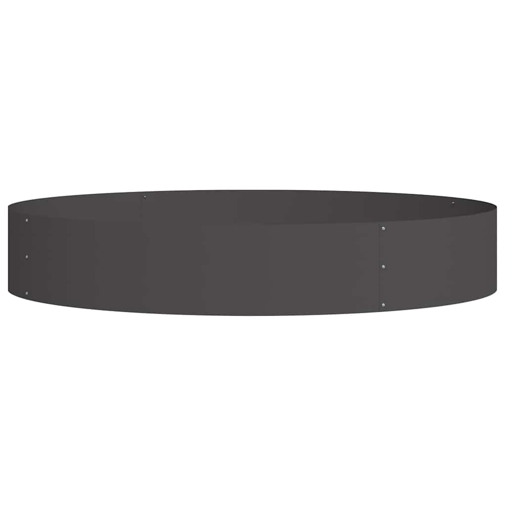 vidaXL Γλάστρα Κήπου 5 pcs Μαύρο 120 x 120 x 20 εκ.