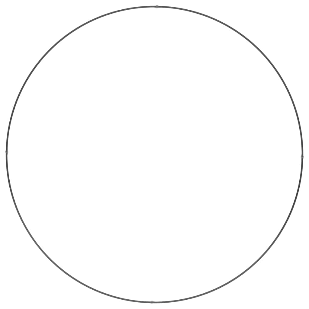 vidaXL Γλάστρα Κήπου 5 pcs Μαύρο 120 x 120 x 20 εκ.