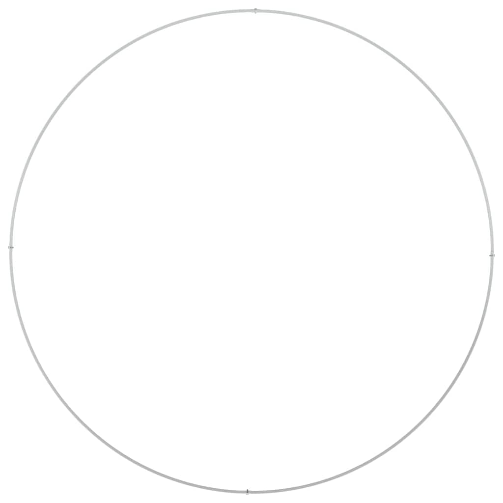 vidaXL Γλάστρα Κήπου Λευκό 120 x 120 x 20 εκ. Ψυχρής έλασης χάλυβας