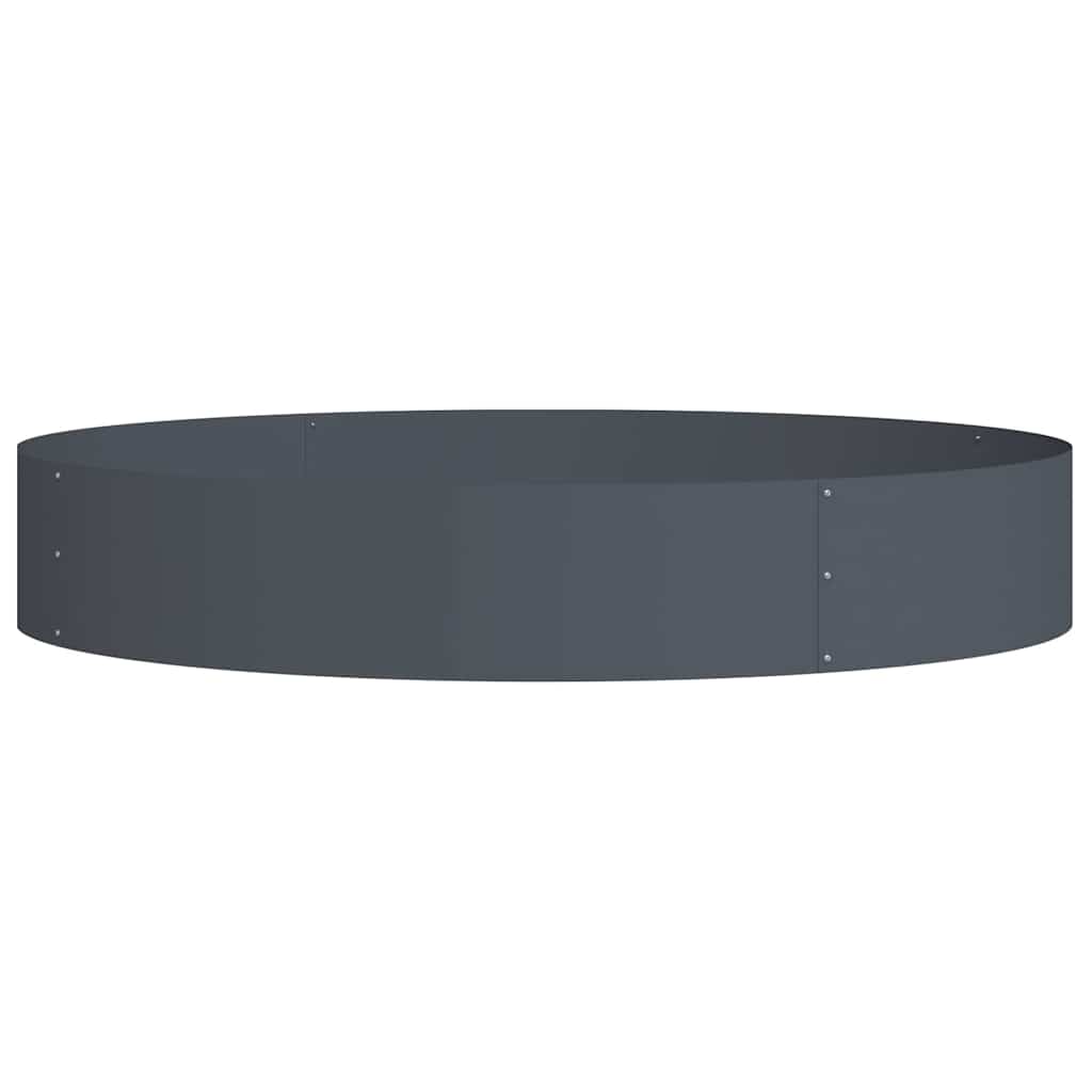 vidaXL Δακτύλιος γλάστρας Ανθρακί 120 x 120 x 20 εκ.