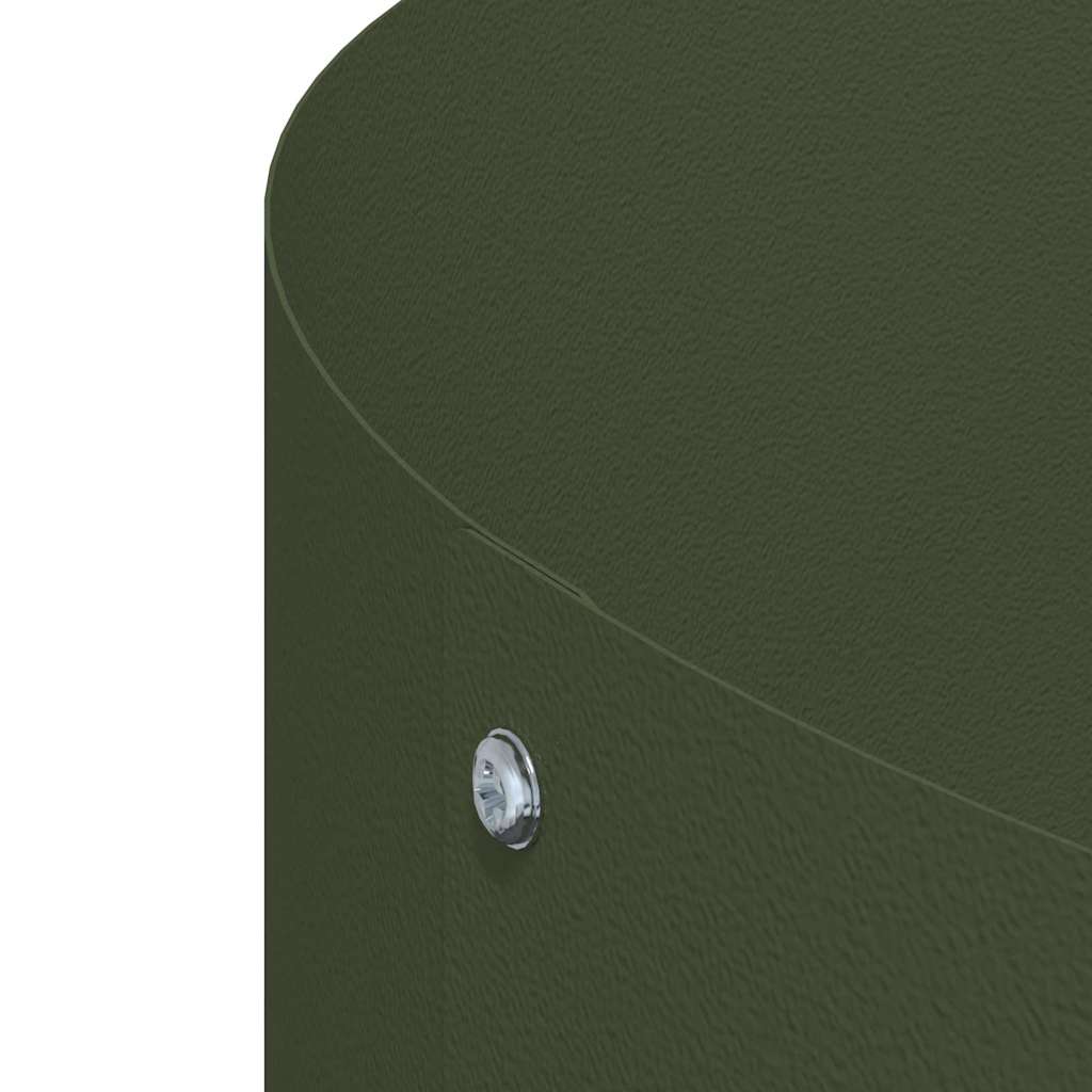 vidaXL Γλάστρα Κήπου 5 pcs Ελιά Πράσινη 120 x 120 x 20 εκ.