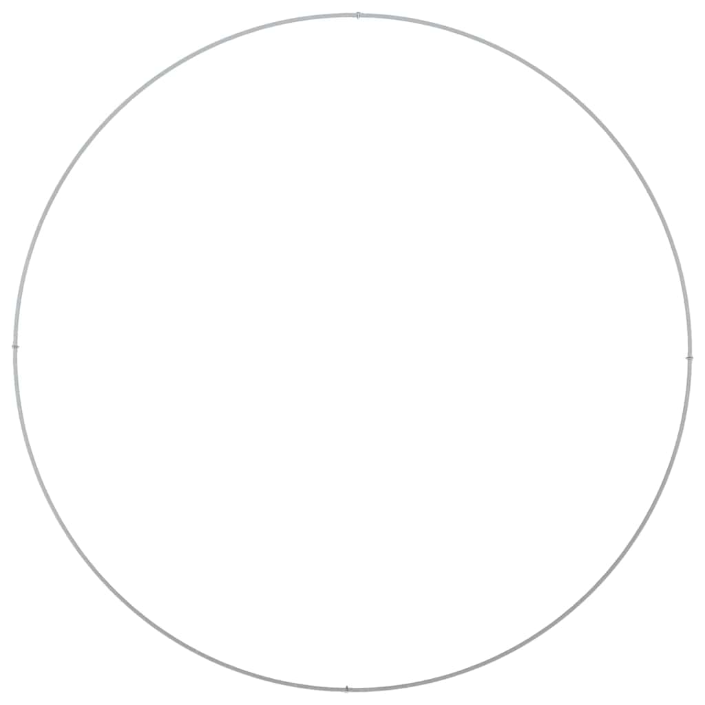 vidaXL Ζαρντινιέρες κήπου 5 pcs Ασημί 120 x 120 x 20 εκ.