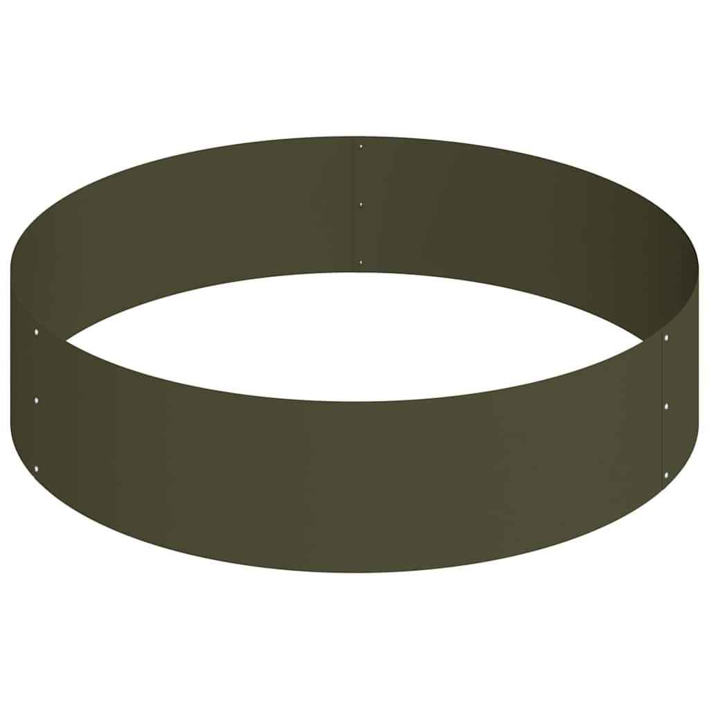 vidaXL Γλάστρα Κήπου Ελιά Πράσινη 90 x 90 x 20 εκ