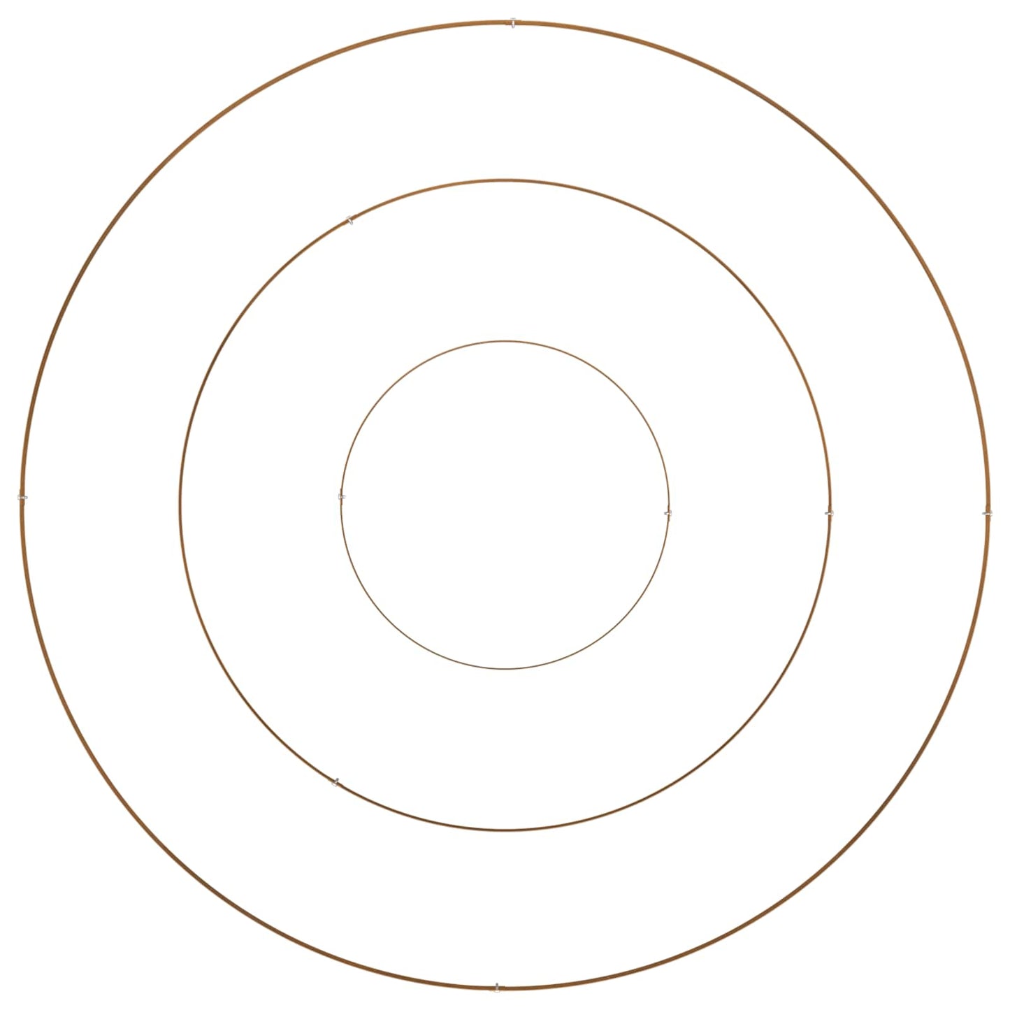 vidaXL Γλάστρα Κήπου Καφέ 120 x 120 x 20 εκ.