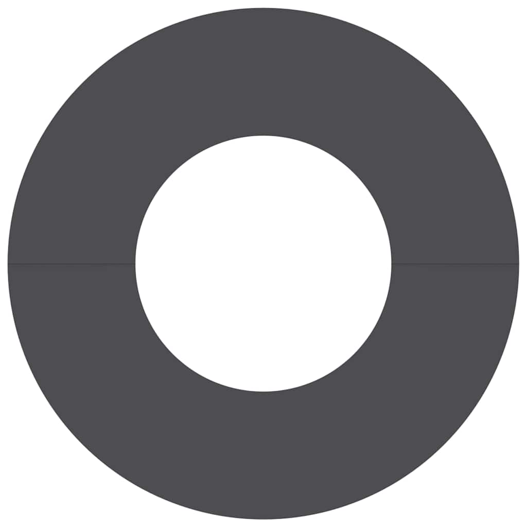 vidaXL κατάλληλο για επίπεδα δαχτυλίδια δέντρου 5 pcs Μαύρο Ø30 / 60 εκ.