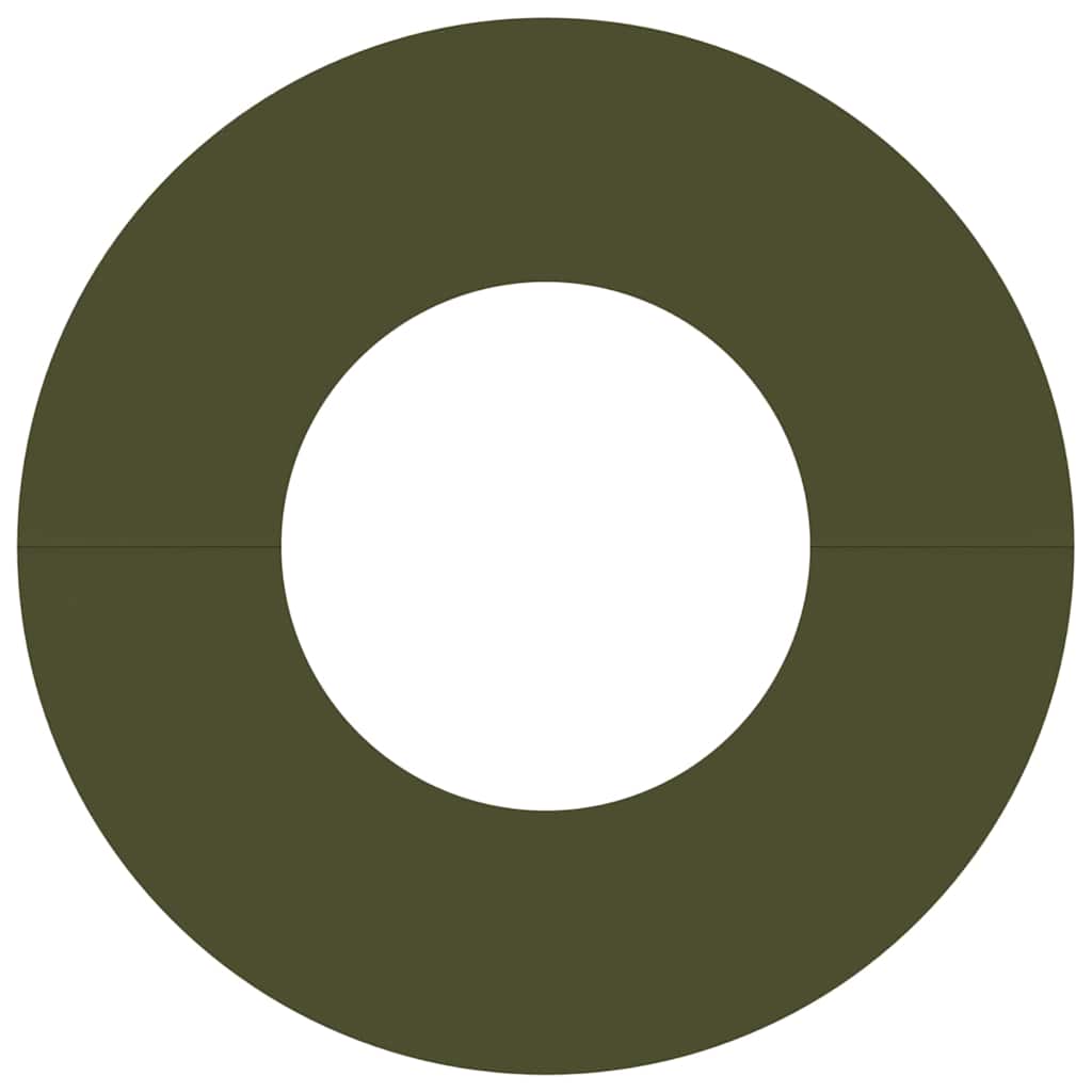 vidaXL κατάλληλο για επίπεδα δαχτυλίδια δέντρου Λαδί Ø30 / 60 εκ. Ατσάλι