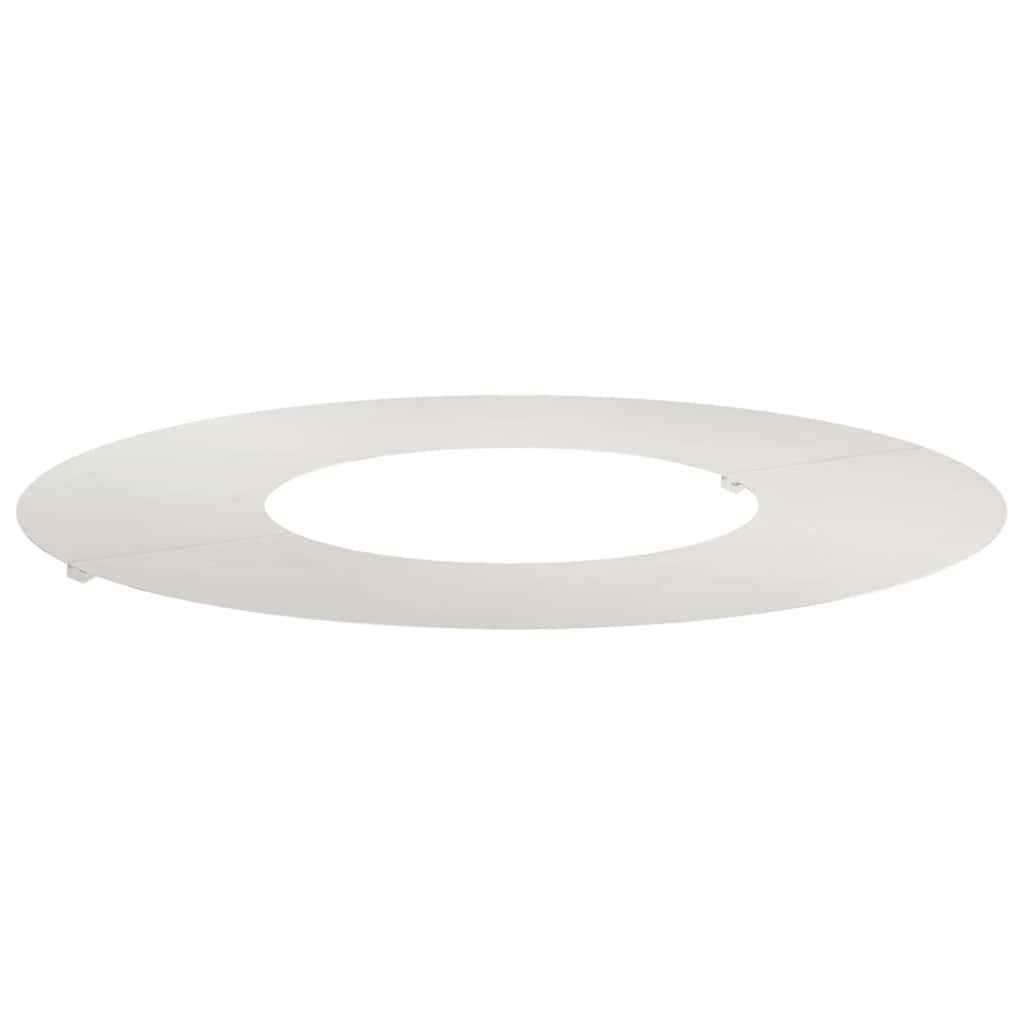 vidaXL κατάλληλο για επίπεδα δαχτυλίδια δέντρου Ασημί Ø30 / 60 εκ.