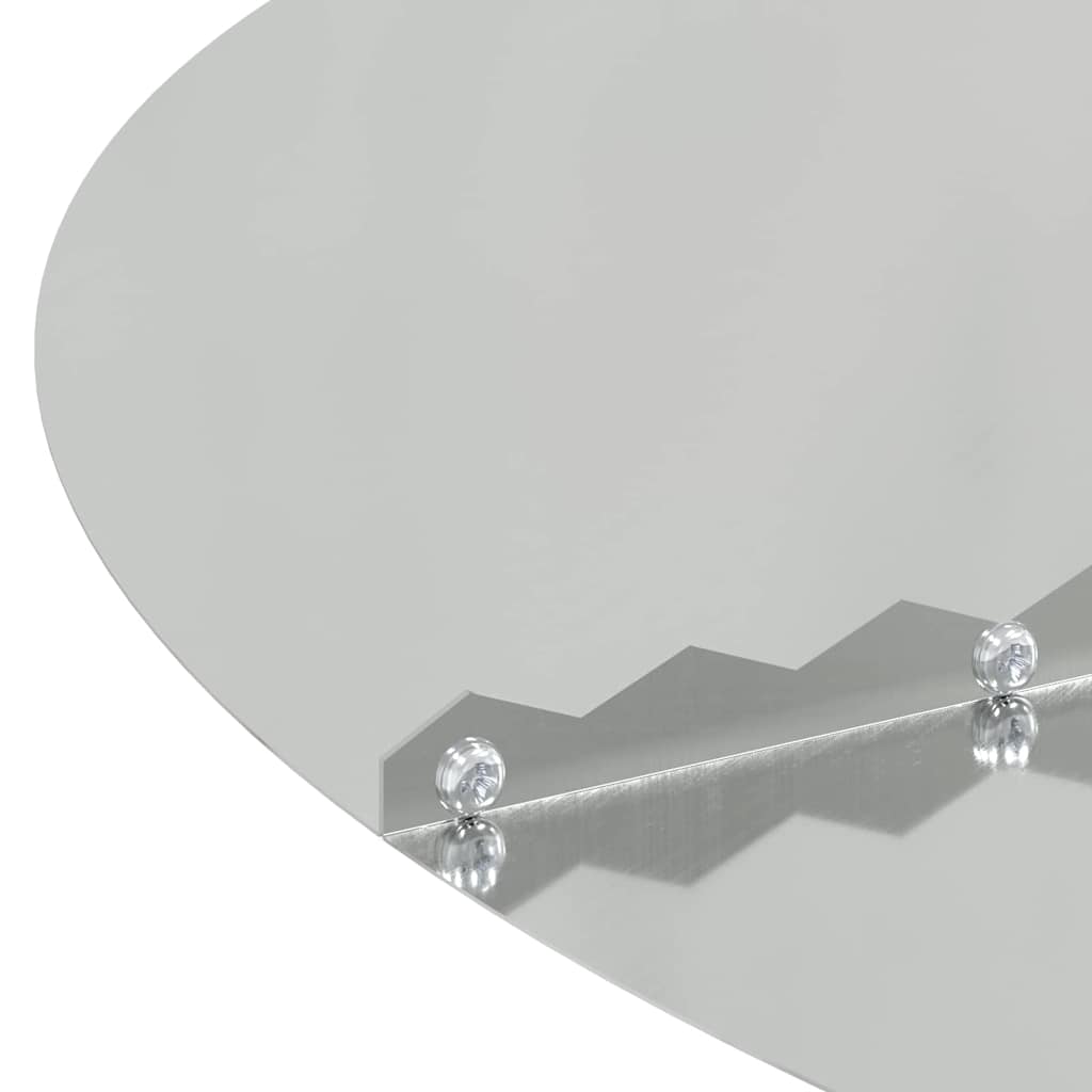 vidaXL κατάλληλο για επίπεδα δαχτυλίδια δέντρου Ασημί Ø30 / 60 εκ.