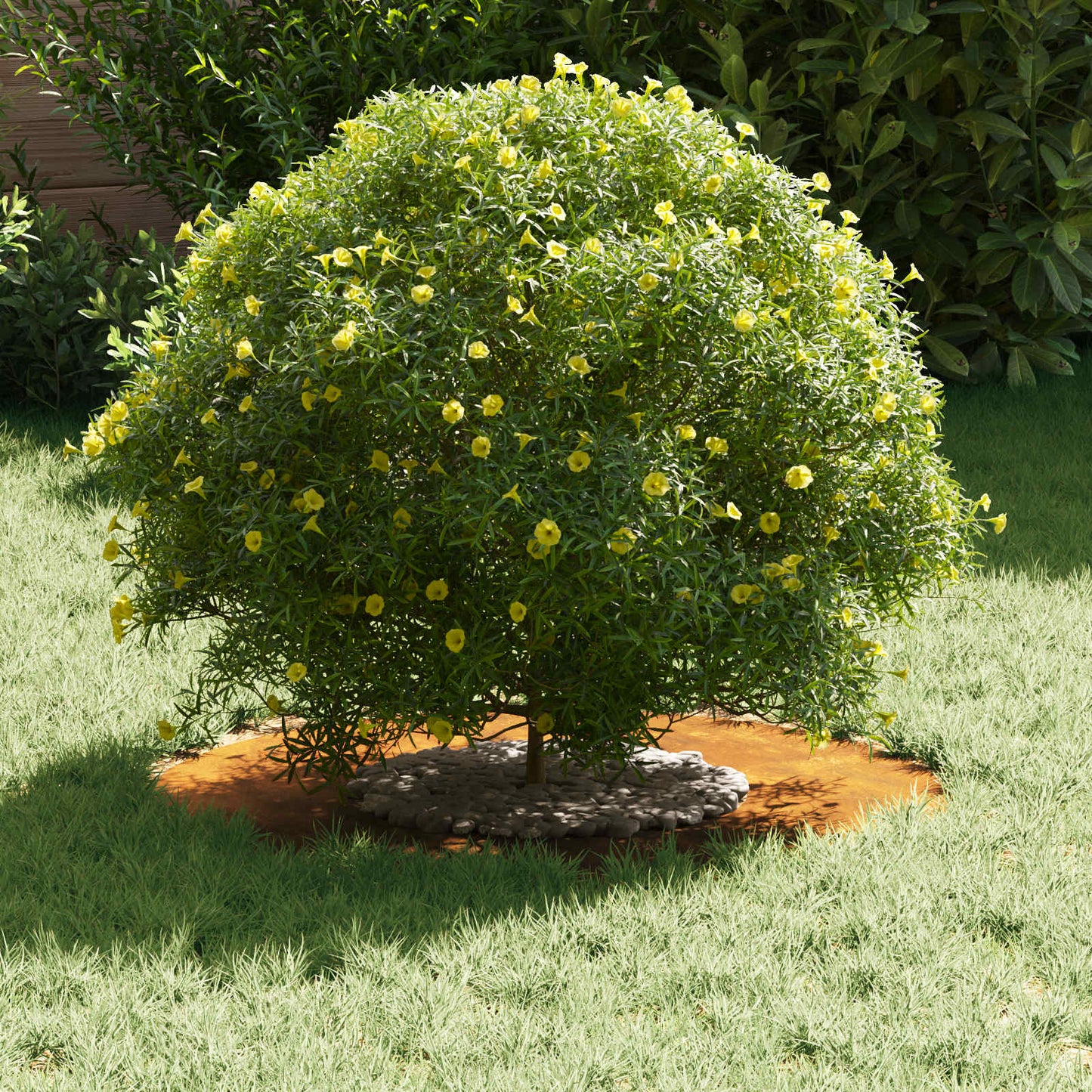 vidaXL κατάλληλο για δαχτυλίδι επίπεδου δέντρου Καφέ Ø30 / 60 εκ.