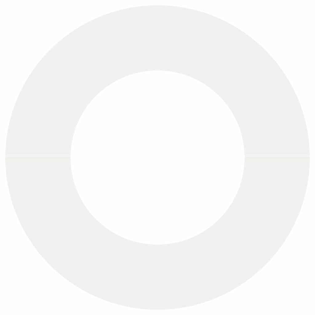 vidaXL κατάλληλο για επίπεδα δαχτυλίδια δέντρου 5 pcs Λευκό Ø40 / 70 εκ.