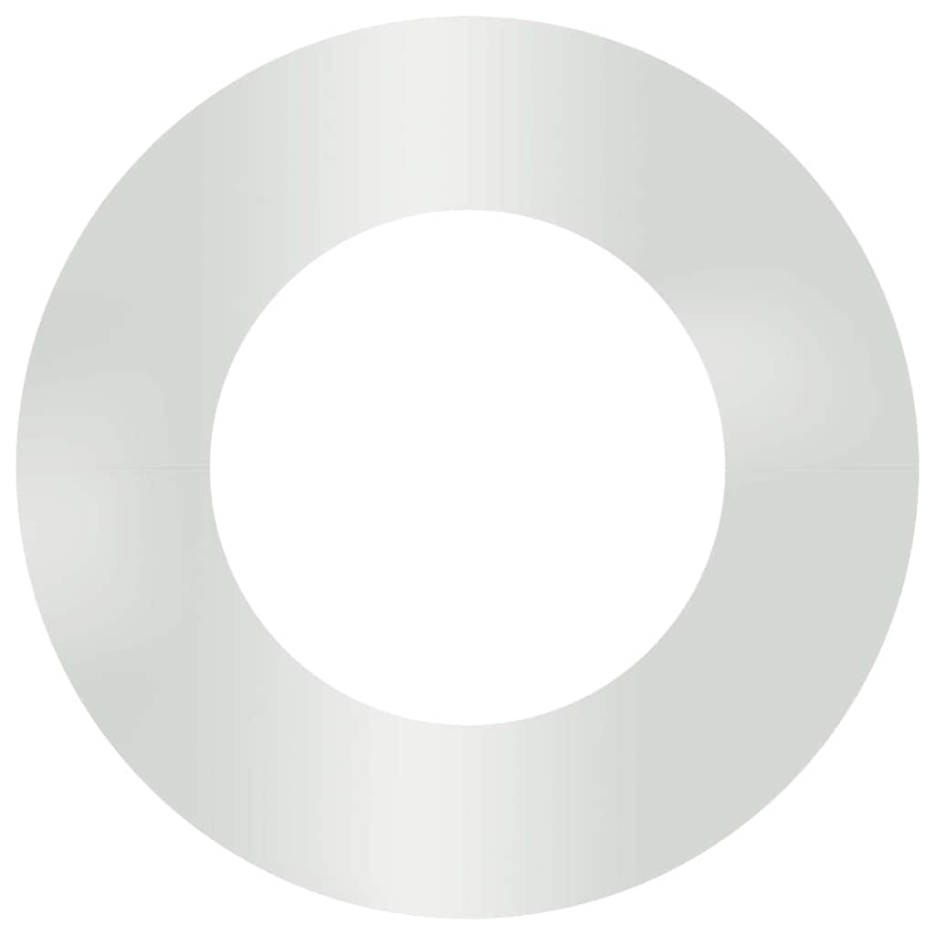 vidaXL κατάλληλο για επίπεδα δαχτυλίδια δέντρου Ασημί Ø40 / 70 εκ.