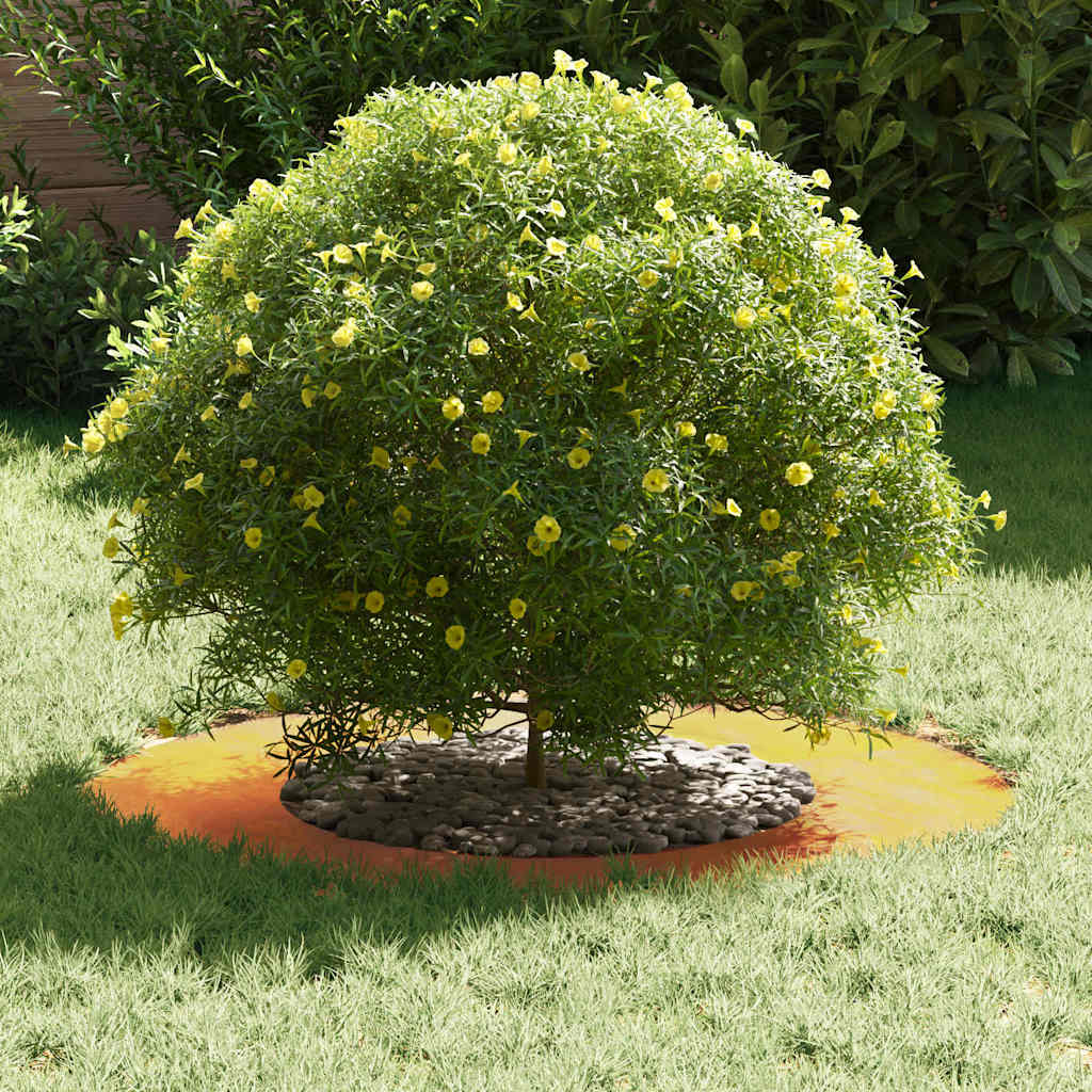 vidaXL κατάλληλο για επίπεδα δαχτυλίδια δέντρου 5 pcs Καφέ Ø40 / 70 εκ.