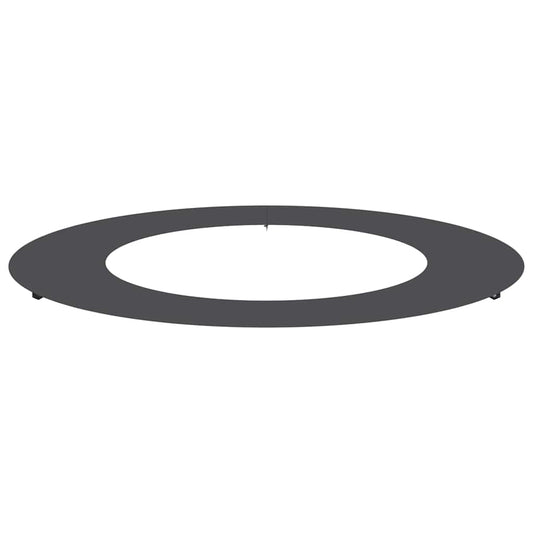 vidaXL κατάλληλο για επίπεδα δαχτυλίδια δέντρου Μαύρο Ø50 / 80 εκ.