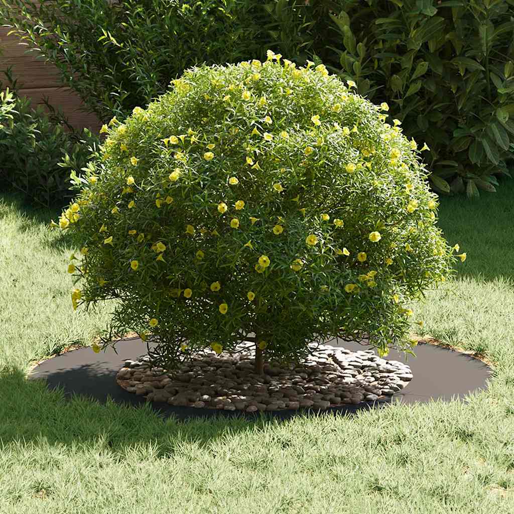 vidaXL κατάλληλο για επίπεδα δαχτυλίδια δέντρου 5 pcs Μαύρο Ø50 / 80 εκ.