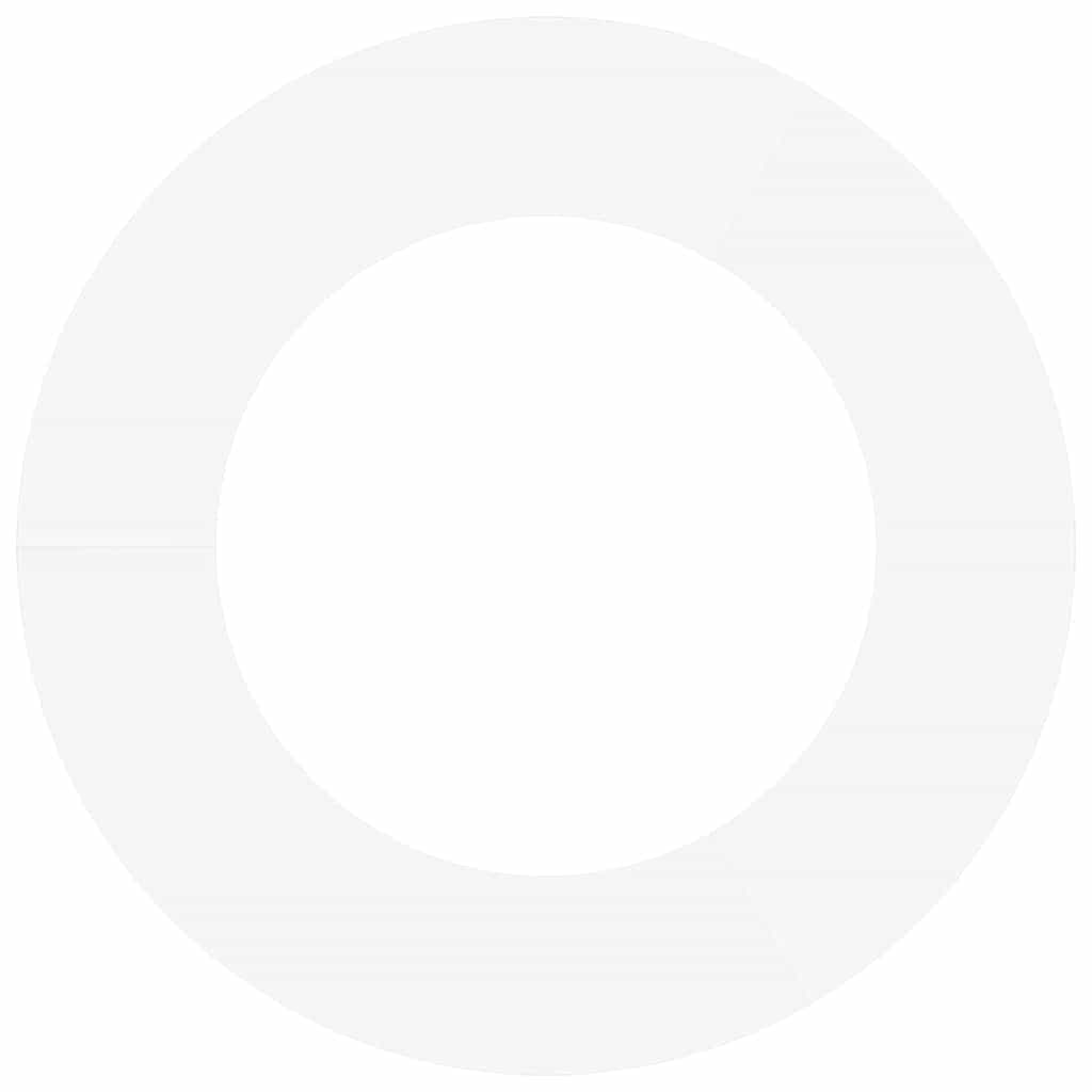 vidaXL κατάλληλο για επίπεδα δαχτυλίδια δέντρου Λευκό Ø50 / 80 εκ.