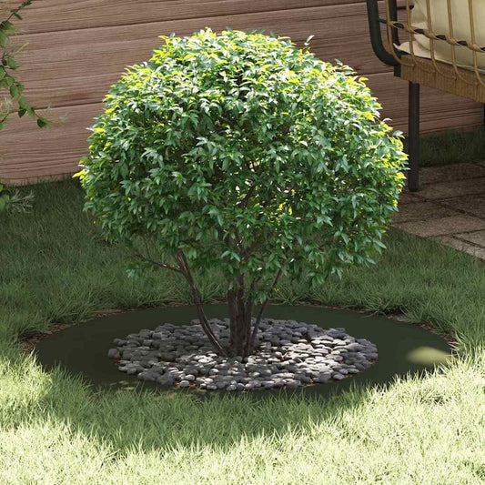 vidaXL κατάλληλο για επίπεδα δαχτυλίδια δέντρου Λαδί Ø50 / 80 εκ. Ατσάλι