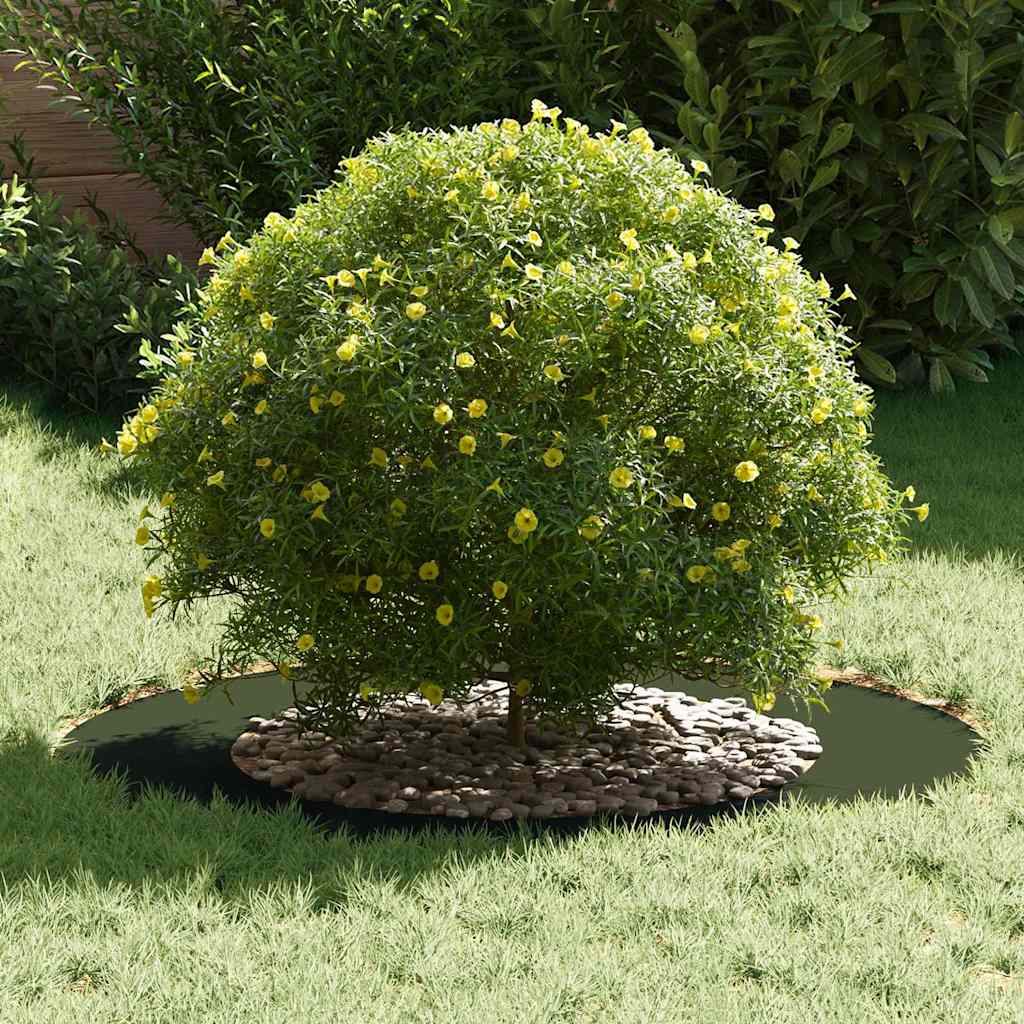 vidaXL κατάλληλο για επίπεδα δαχτυλίδια δέντρου 5 pcs Λαδί Ø50 / 80 εκ.