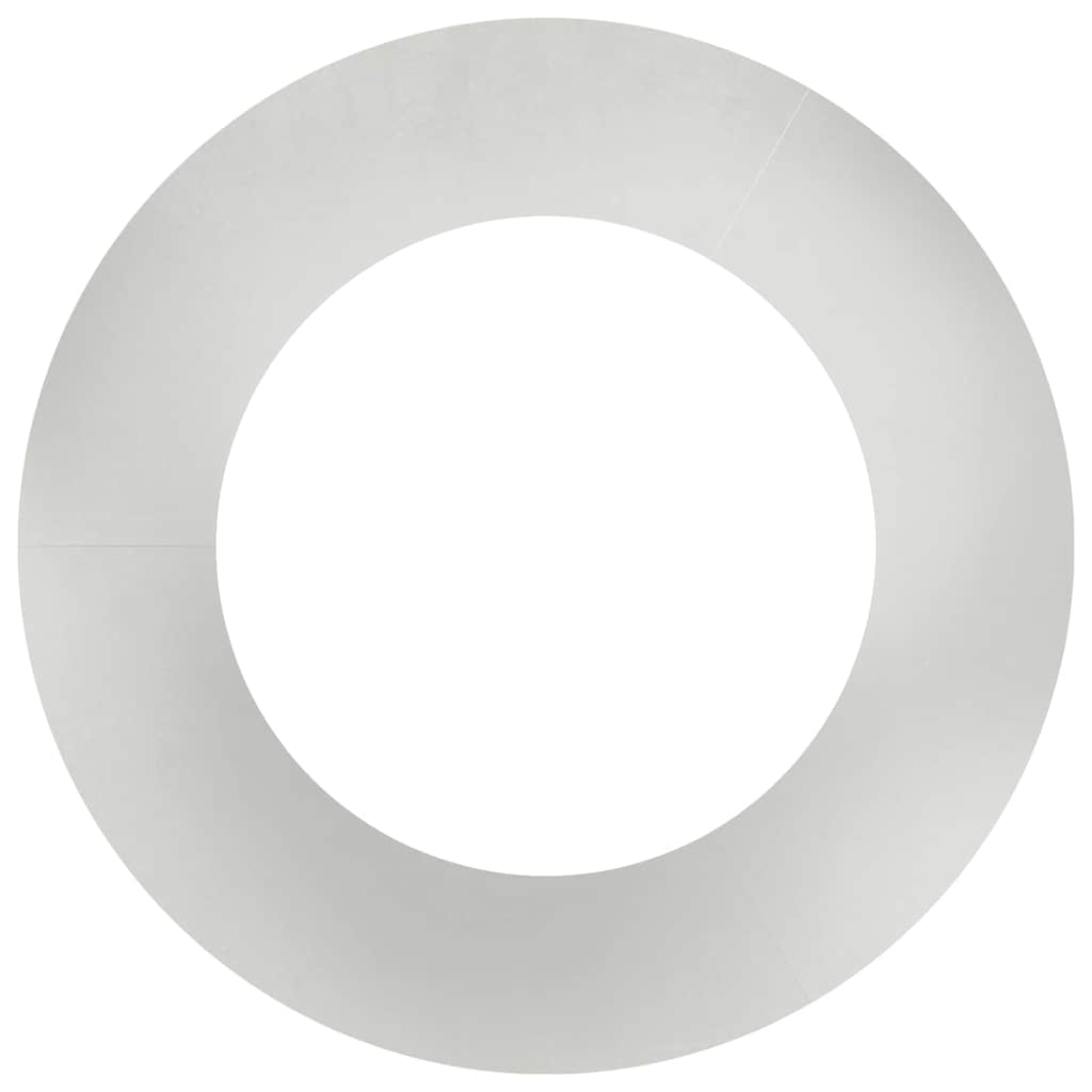 vidaXL κατάλληλο για επίπεδα δαχτυλίδια δέντρου Ασημί Ø50 / 80 εκ.