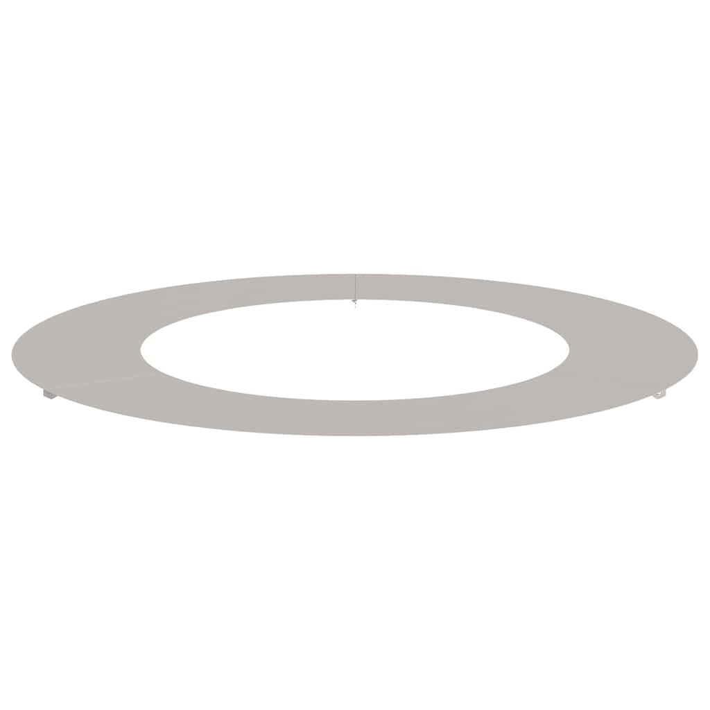 vidaXL Φλατ Δαχτυλίδια Δέντρων 5 pcs Καφέ Ø50 / 80 εκ.