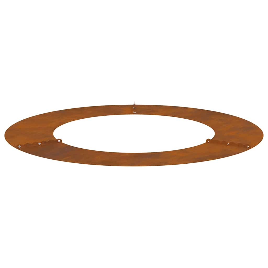 vidaXL Φλατ Δαχτυλίδια Δέντρων 5 pcs Καφέ Ø50 / 80 εκ.