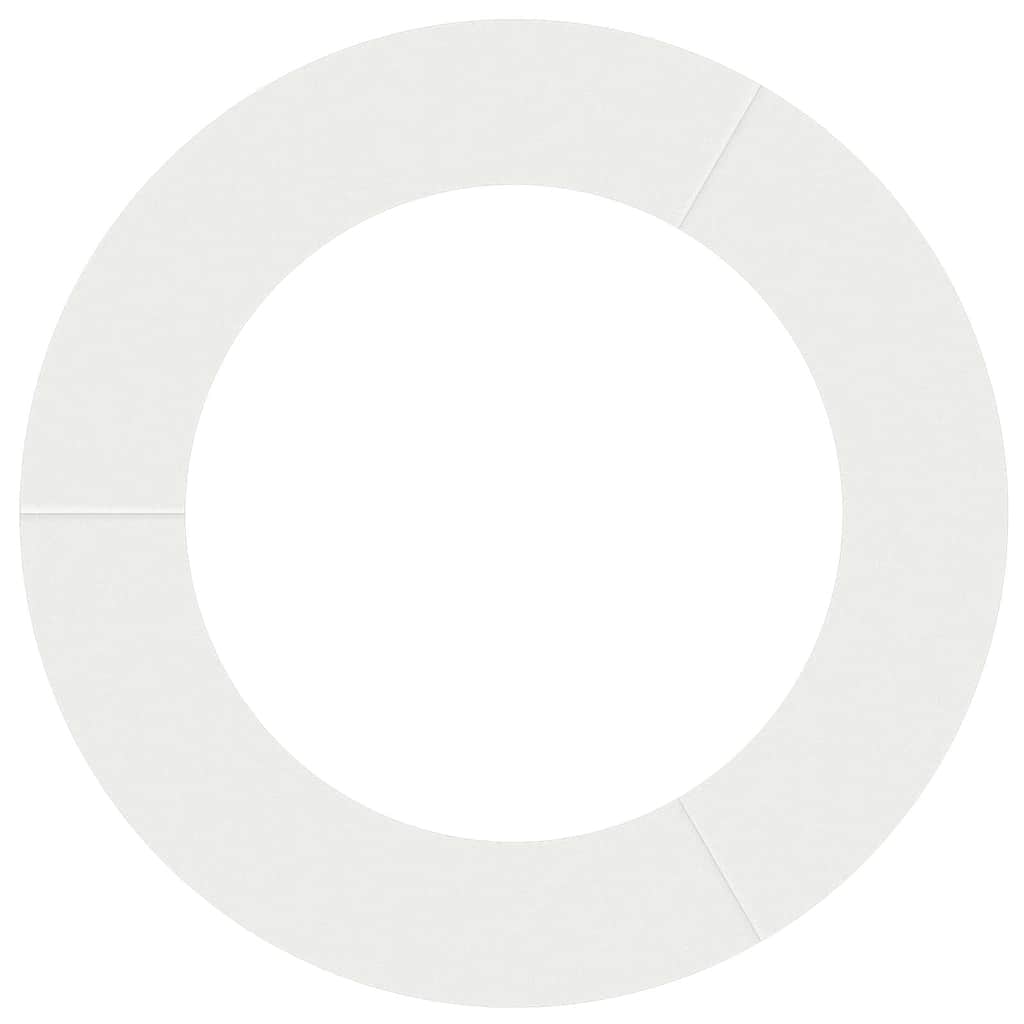 vidaXL κατάλληλο για επίπεδα δαχτυλίδια δέντρου Λευκό Ø60 / 90 εκ.