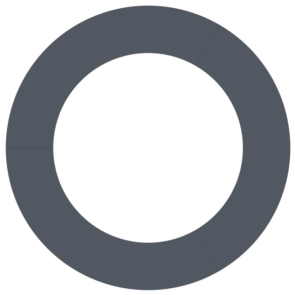 vidaXL κατάλληλο για επίπεδα δαχτυλίδια δέντρου Ανθρακί Ø60 / 90 εκ.