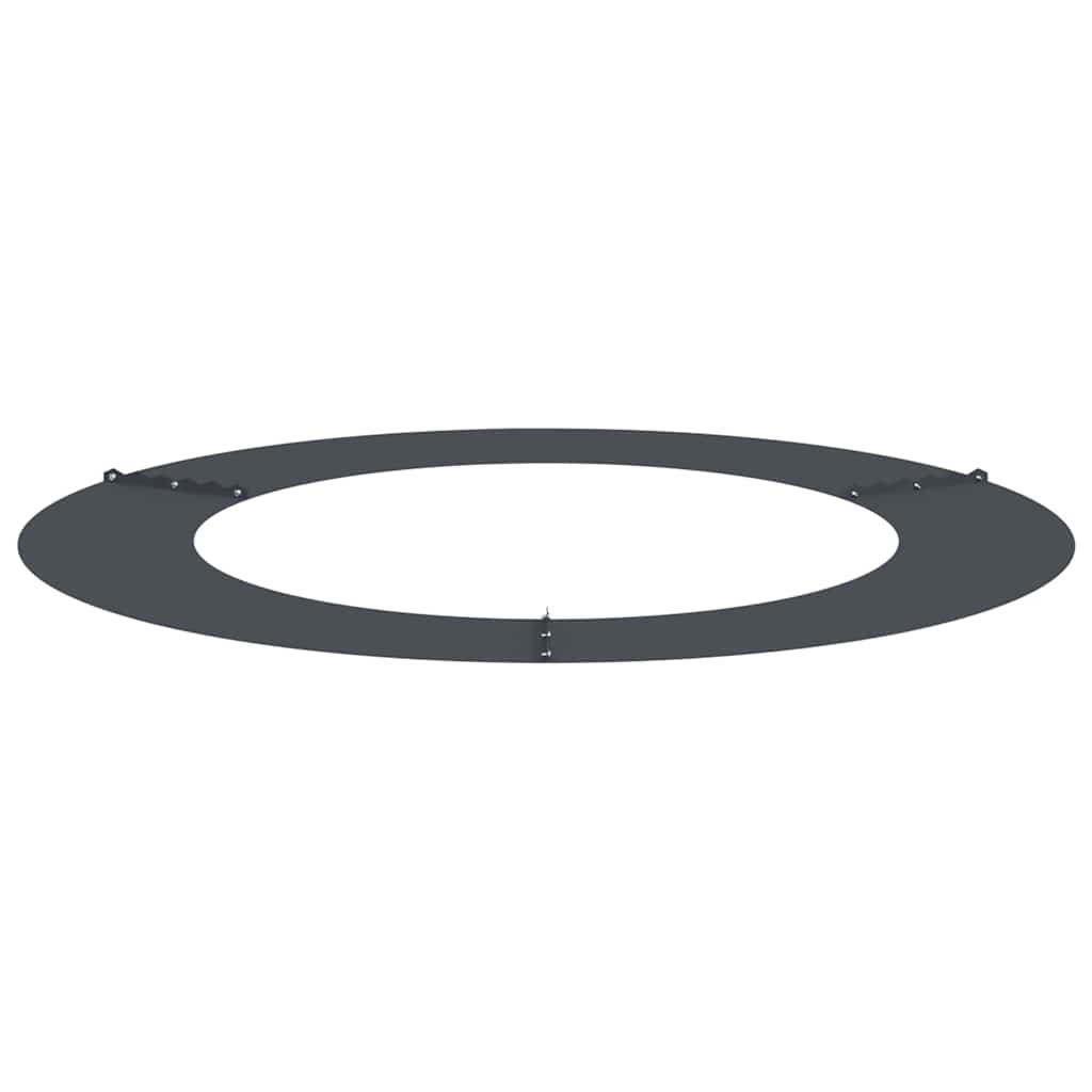 vidaXL Φλατ Δαχτυλίδια Δέντρων 5 pcs Ανθρακί Ø60 / 90 εκ. Ατσάλι