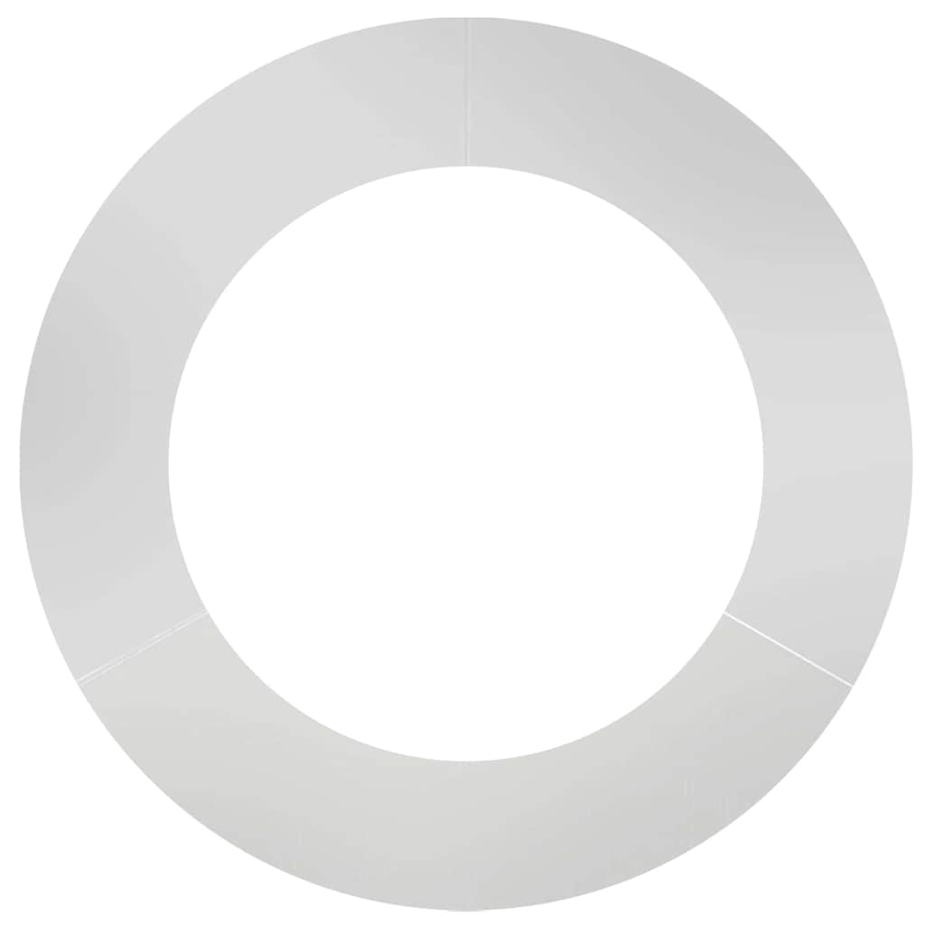 vidaXL κατάλληλο για επίπεδα δαχτυλίδια δέντρου 5 pcs Ασημί Ø60 / 90 εκ.