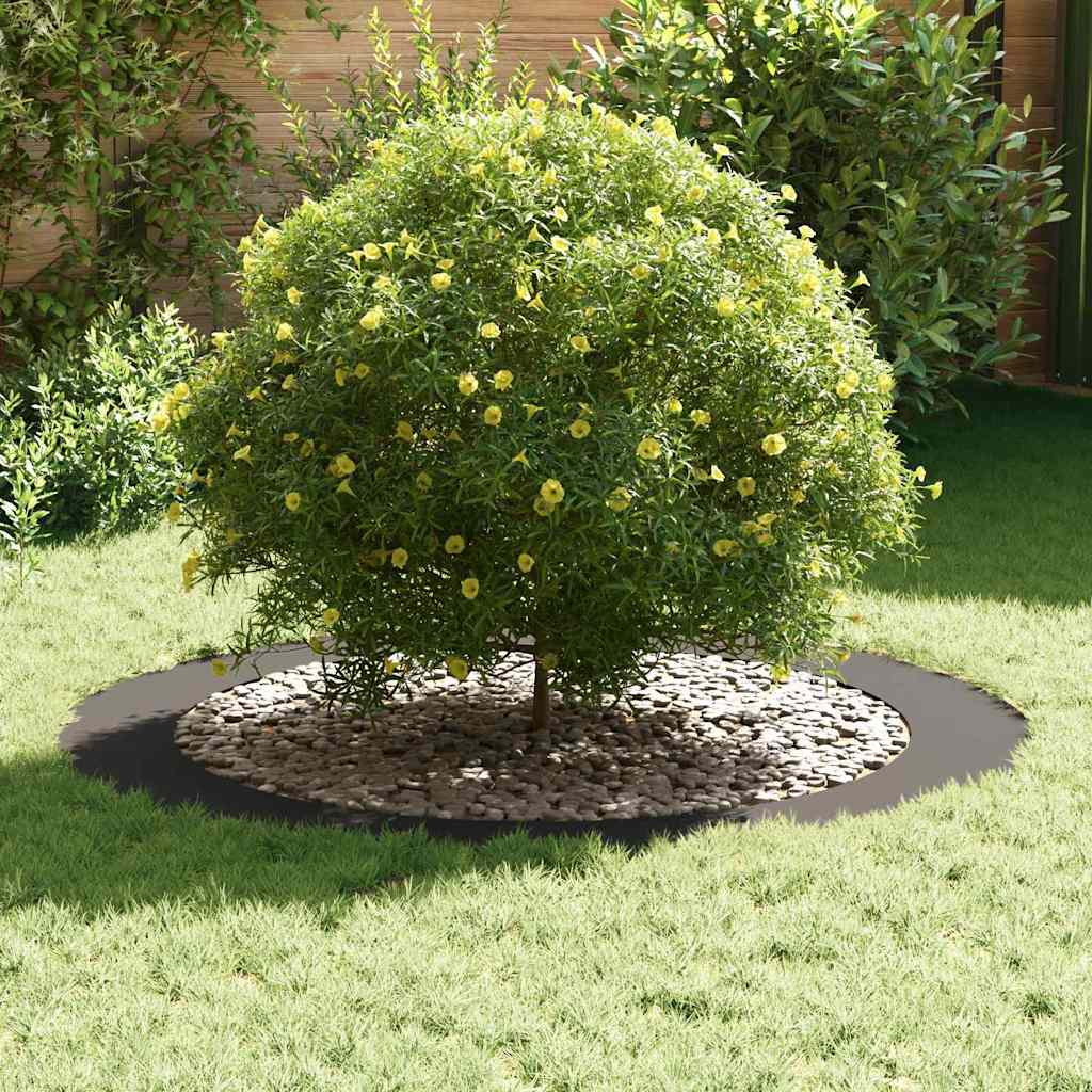 vidaXL κατάλληλο για επίπεδα δαχτυλίδια δέντρου Μαύρο Ø90 / 120 εκ.