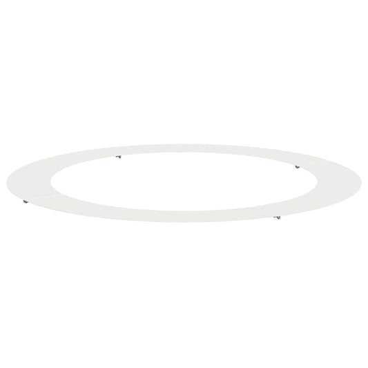 vidaXL κατάλληλο για δαχτυλίδι επίπεδου δέντρου Λευκό Ø90 / 120 εκ.