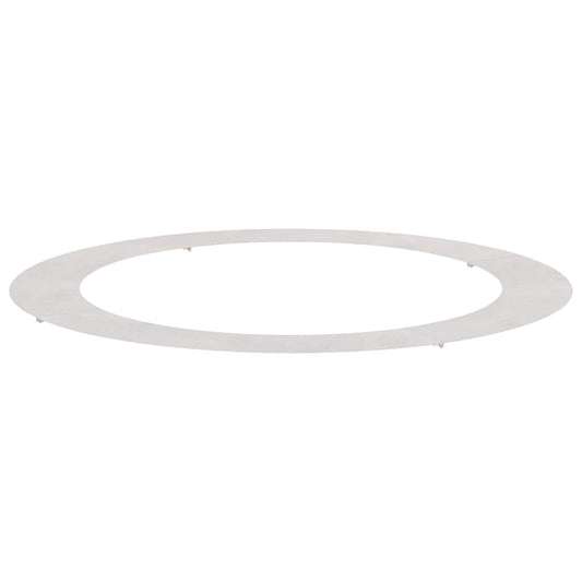 vidaXL κατάλληλο για επίπεδα δαχτυλίδια δέντρου Ασημί Ø90 / 120 εκ.