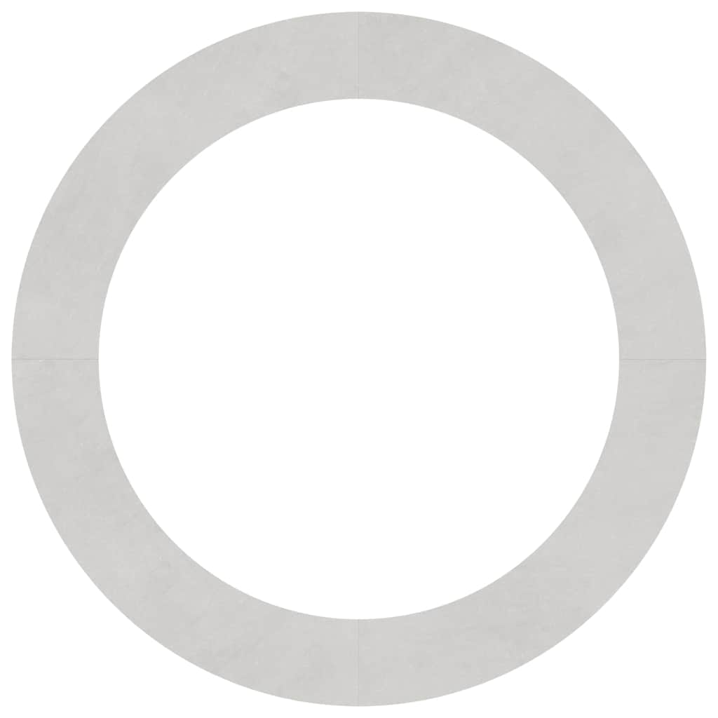 vidaXL κατάλληλο για επίπεδα δαχτυλίδια δέντρου Ασημί Ø90 / 120 εκ.