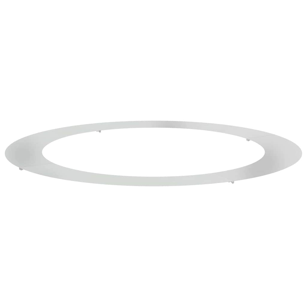 vidaXL κατάλληλο για επίπεδα δαχτυλίδια δέντρου Ασημί Ø90 / 120 εκ.