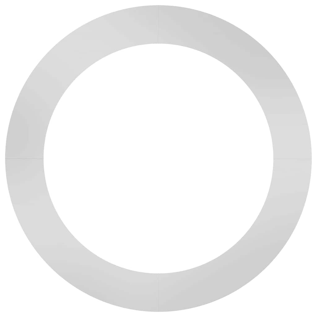 vidaXL κατάλληλο για επίπεδα δαχτυλίδια δέντρου Ασημί Ø90 / 120 εκ.