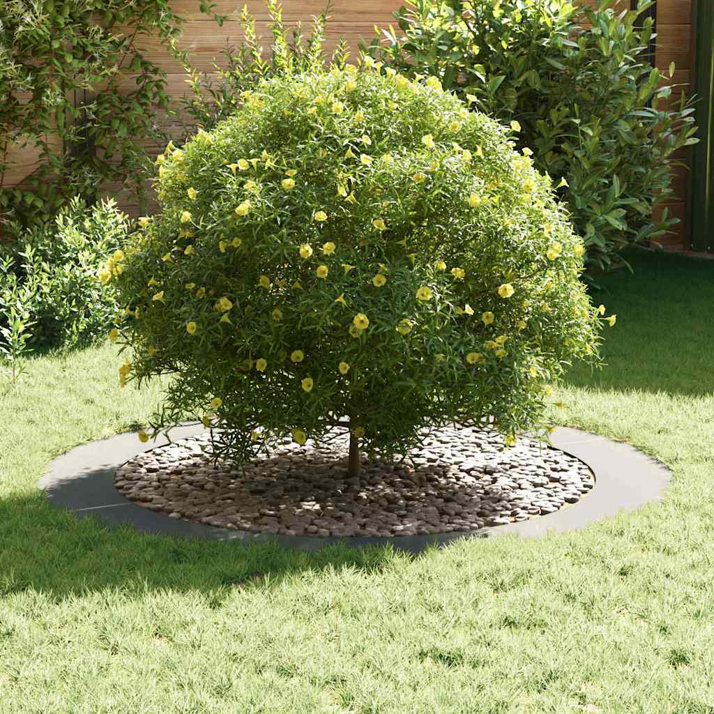 vidaXL κατάλληλο για επίπεδα δαχτυλίδια δέντρου 5 pcs Ασημί