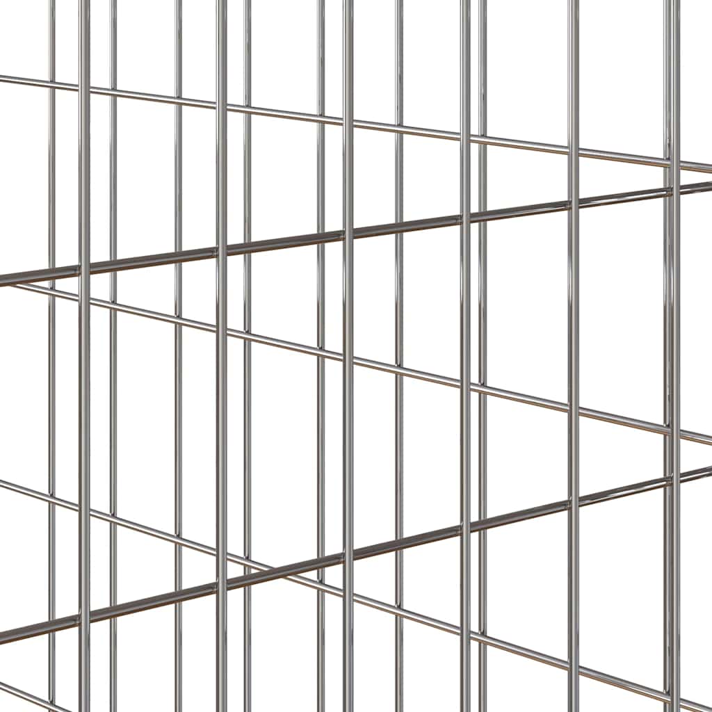 vidaXL Κάδος Κομποστοποίησης Γκρι Ατσάλι